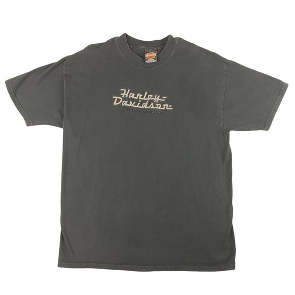 Harley-Davidson Other - Harley Davidson Shirt Adult XL Black Short Sleeve Shiny Script 1998 USA